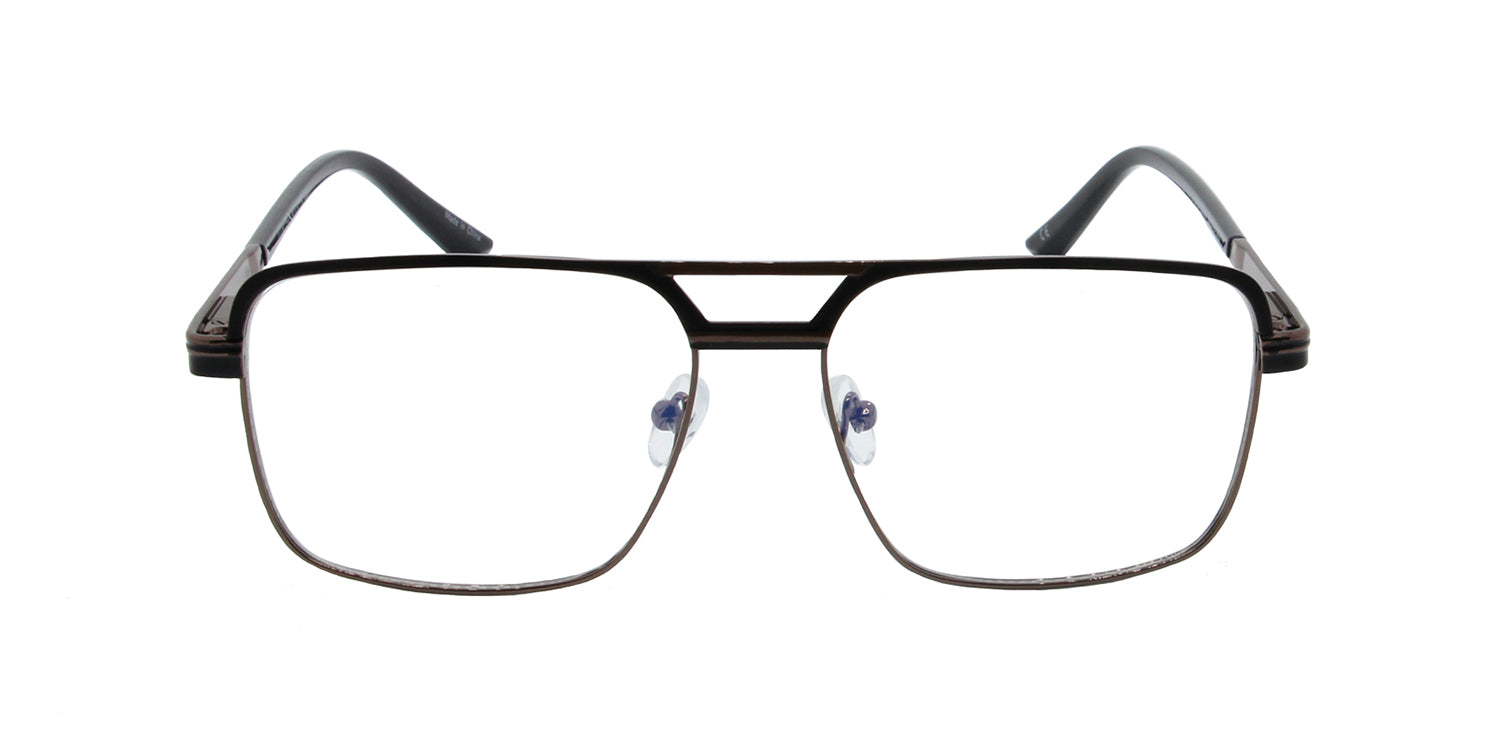 MX2040A-2 | Men | Matte Brown | Metal Glasses