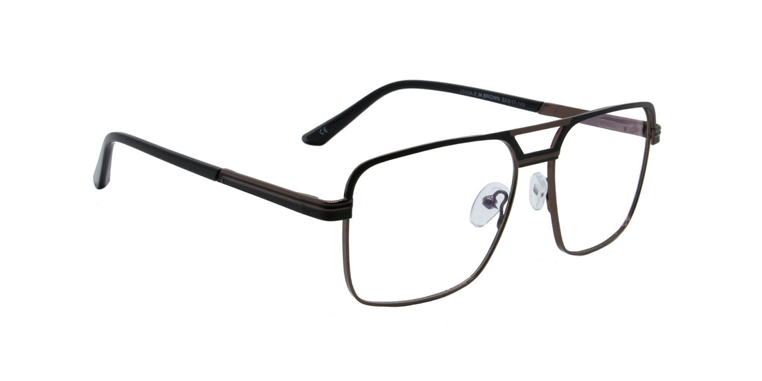 MX2040A-2 | Men | Matte Brown | Metal Glasses
