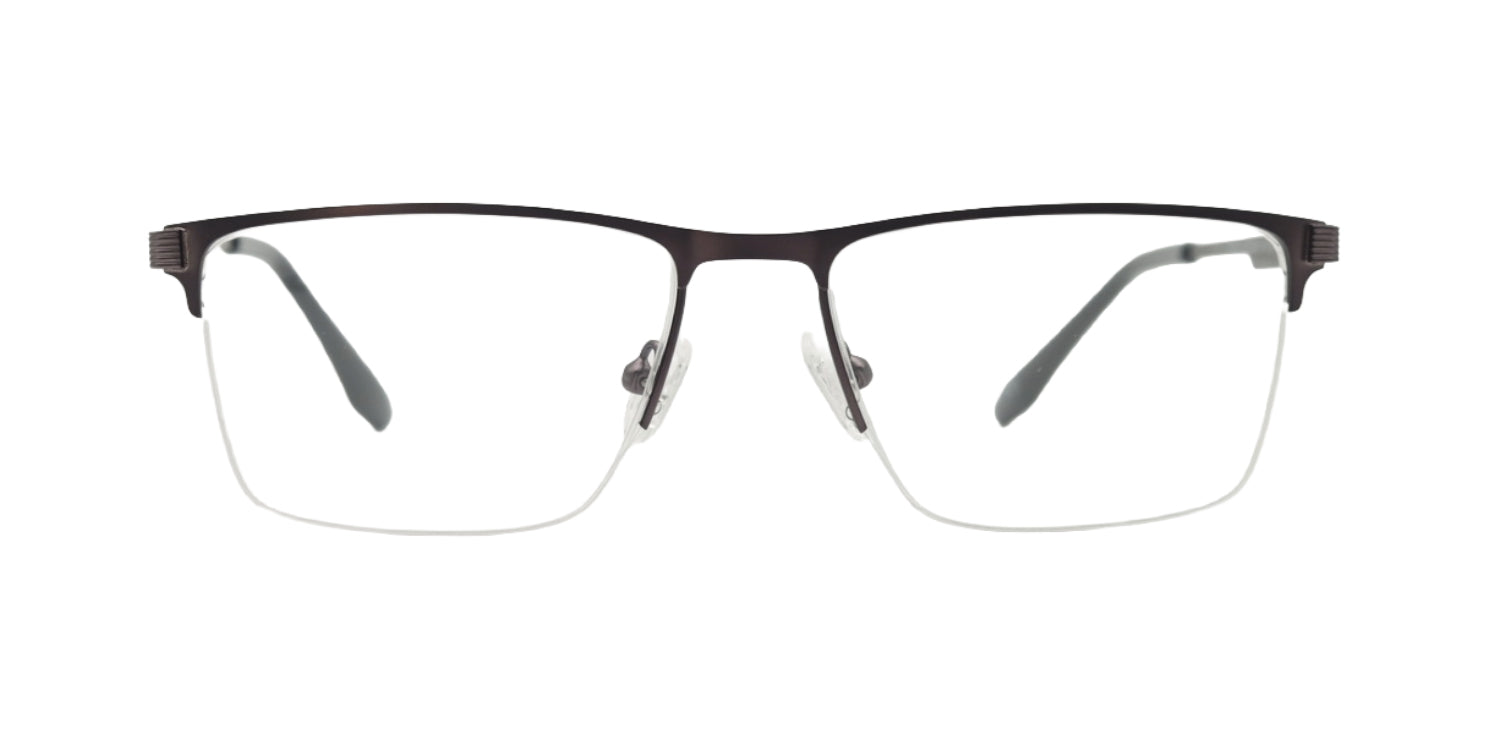 MX2045A-1 | Men | Matte Gun | Metal Glasses