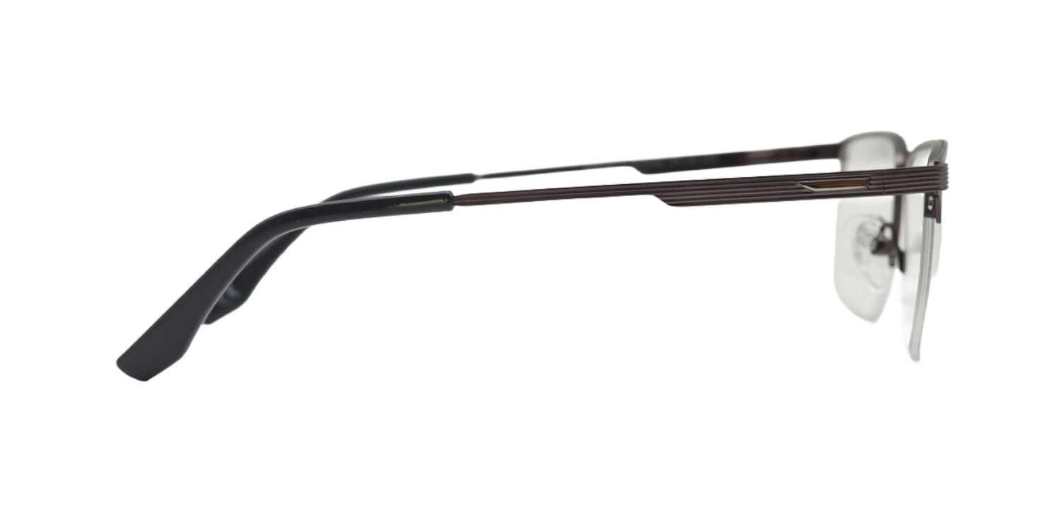 MX2045A-1 | Men | Matte Gun | Metal Glasses
