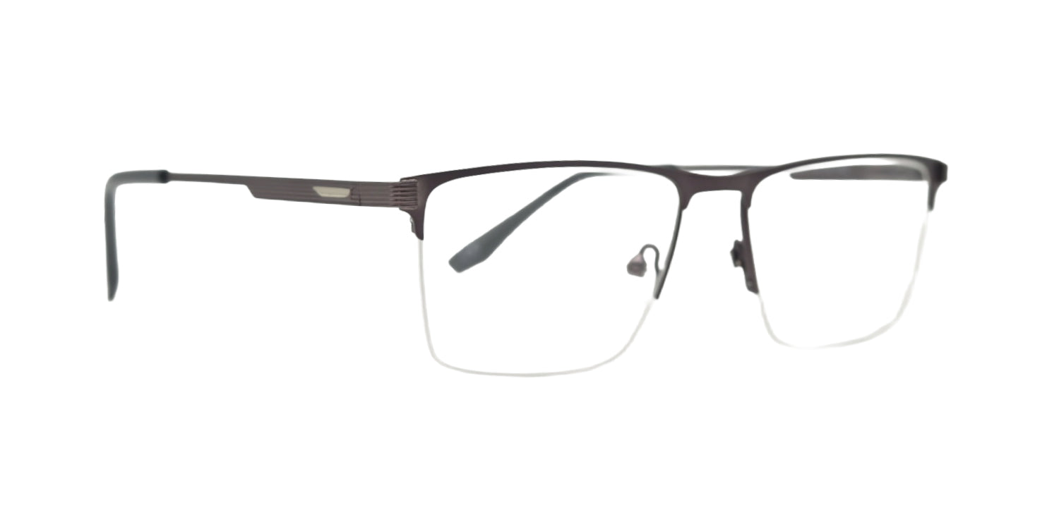 MX2045A-1 | Men | Matte Gun | Metal Glasses