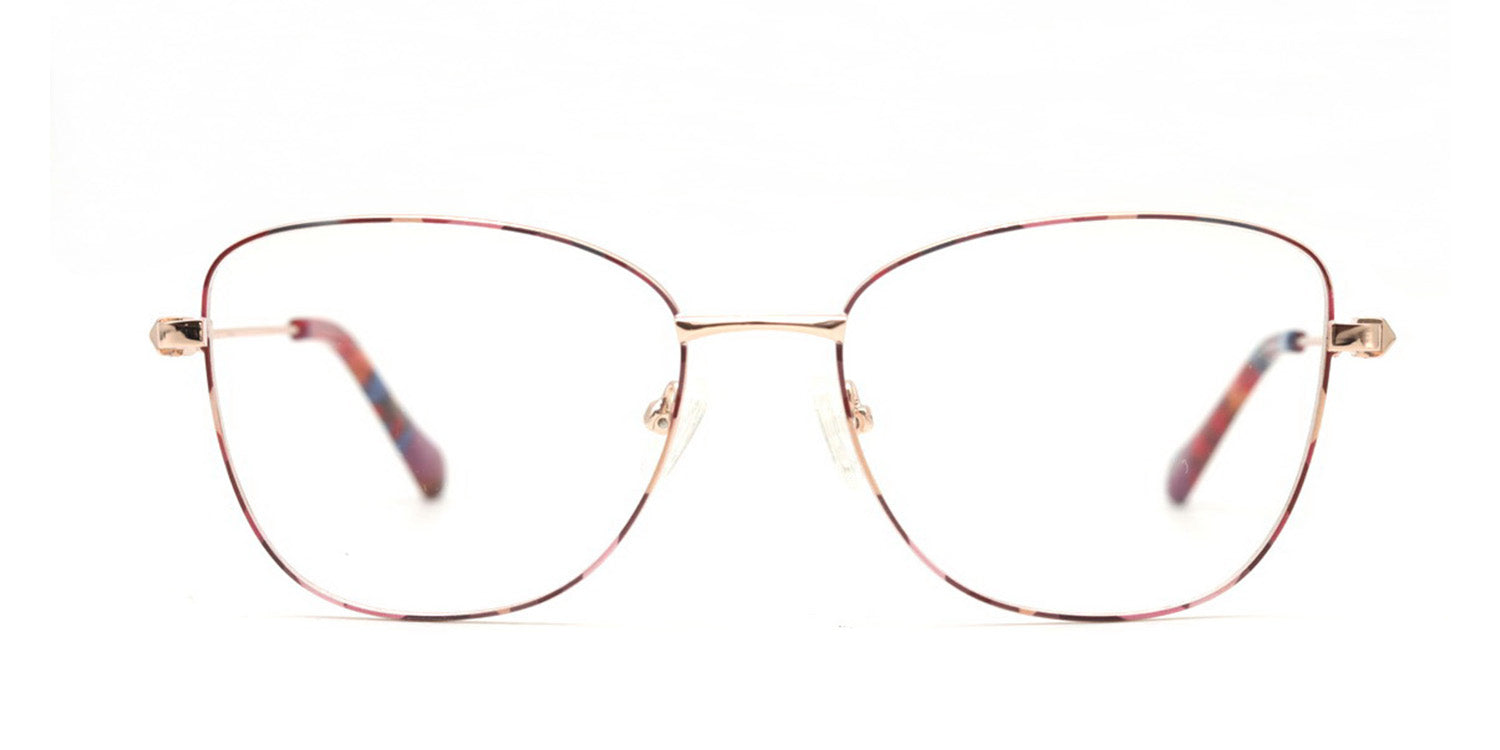 MX2179A-1 | Women | Shiny Red | Metal Glasses
