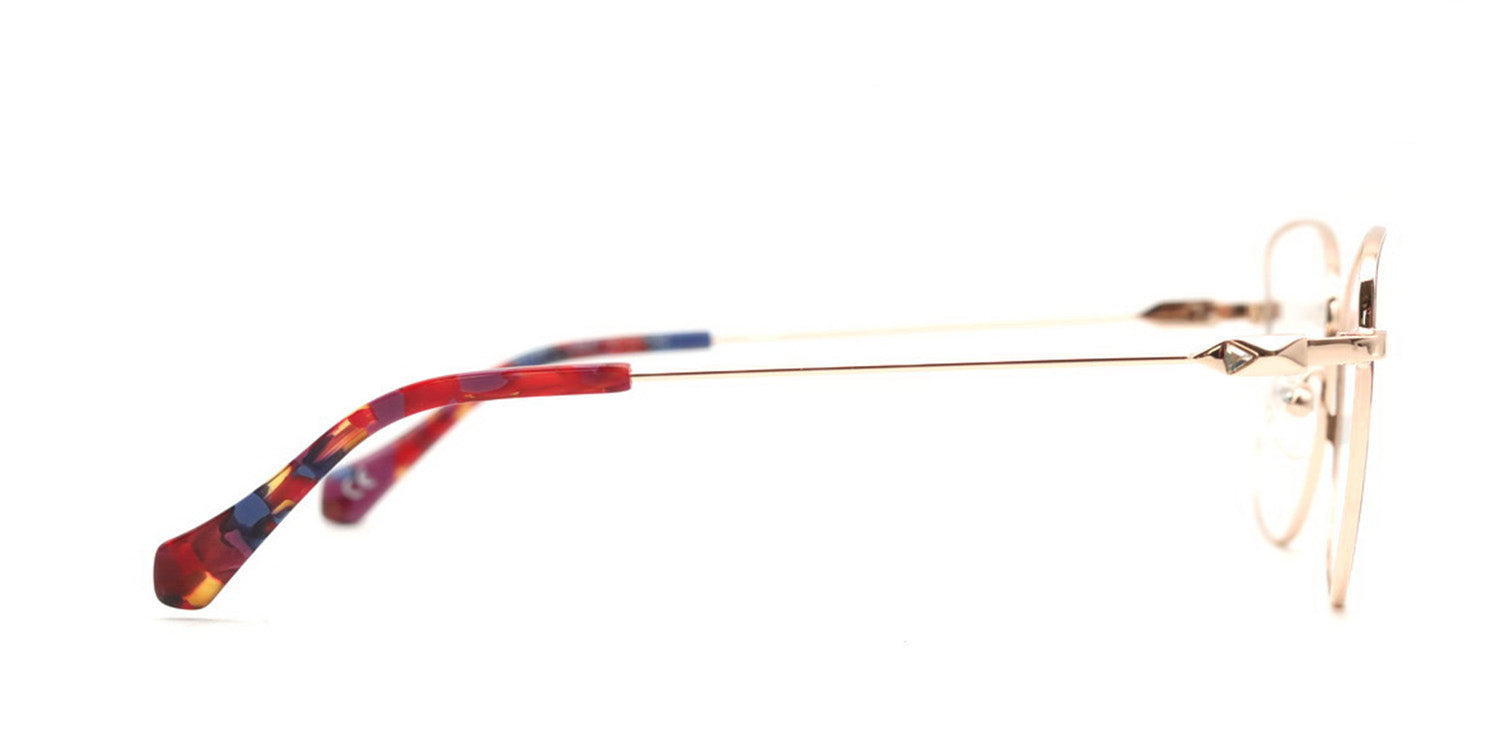 MX2179A-1 | Women | Shiny Red | Metal Glasses