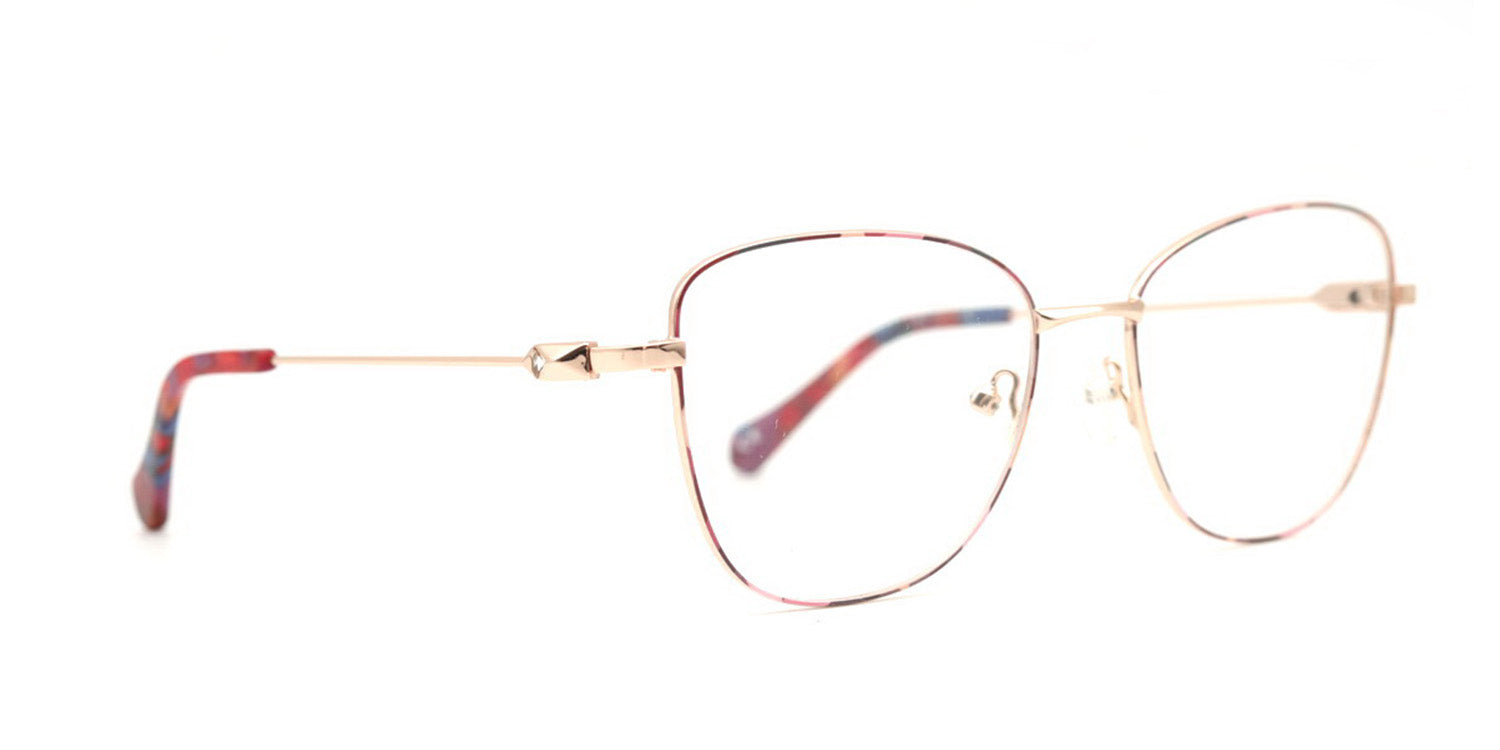 MX2179A-1 | Women | Shiny Red | Metal Glasses