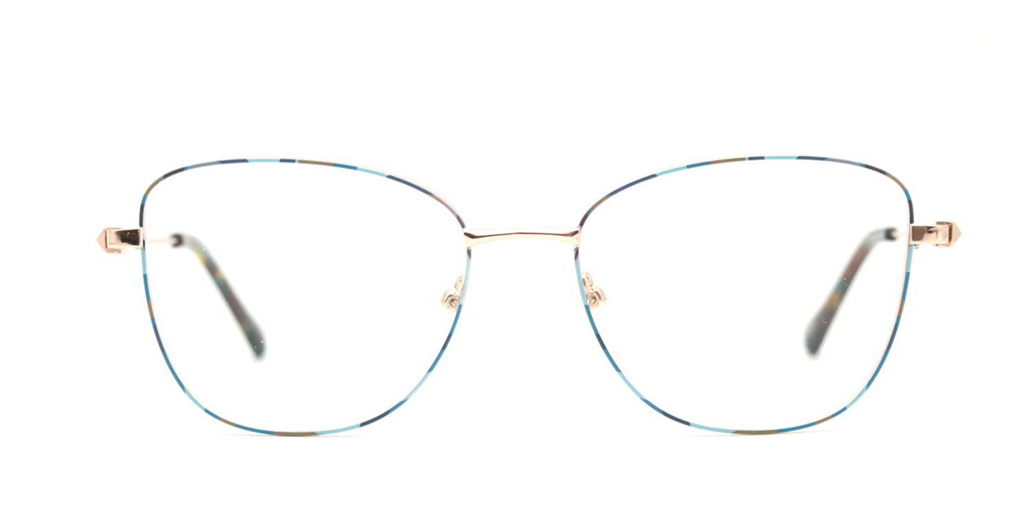 MX2179A-2 | Women | Shiny Blue | Metal Glasses