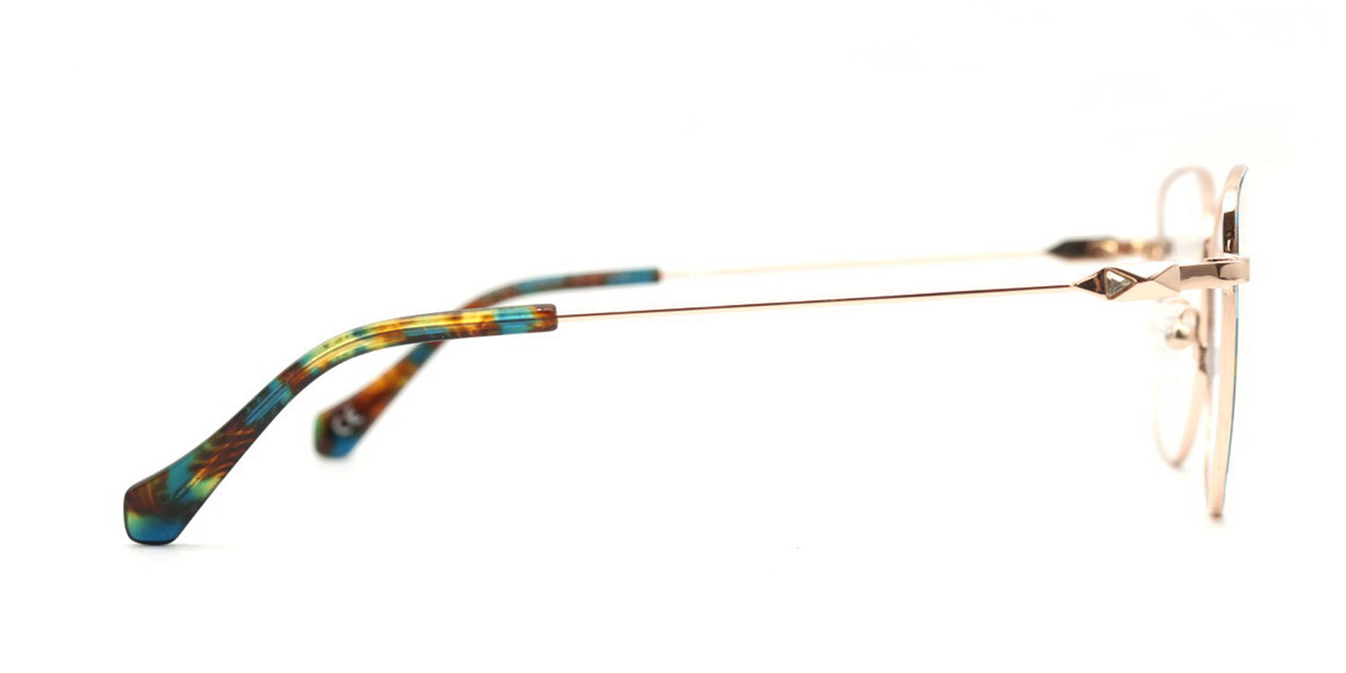 MX2179A-2 | Women | Shiny Blue | Metal Glasses