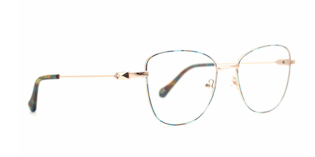 MX2179A-2 | Women | Shiny Blue | Metal Glasses