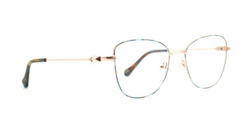 MX2179A-2 | Women | Shiny Blue | Metal Glasses