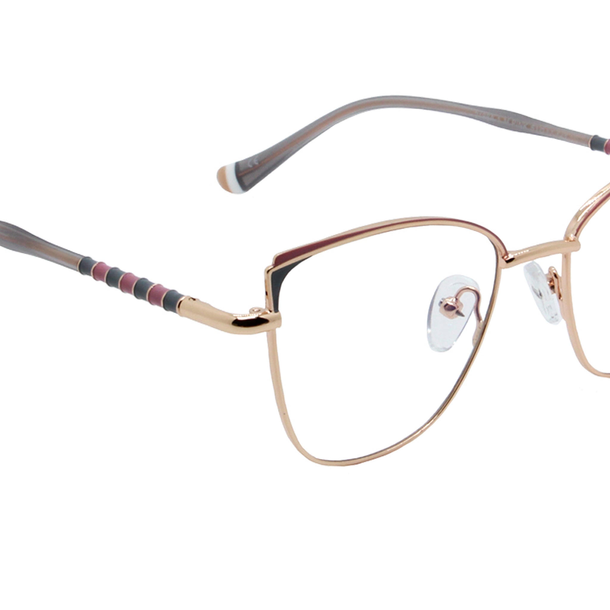 MX2188A-1 | Women | Matte Pink | Metal Glasses