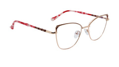 MX2188A-2 | Women | Matte Red | Metal Glasses