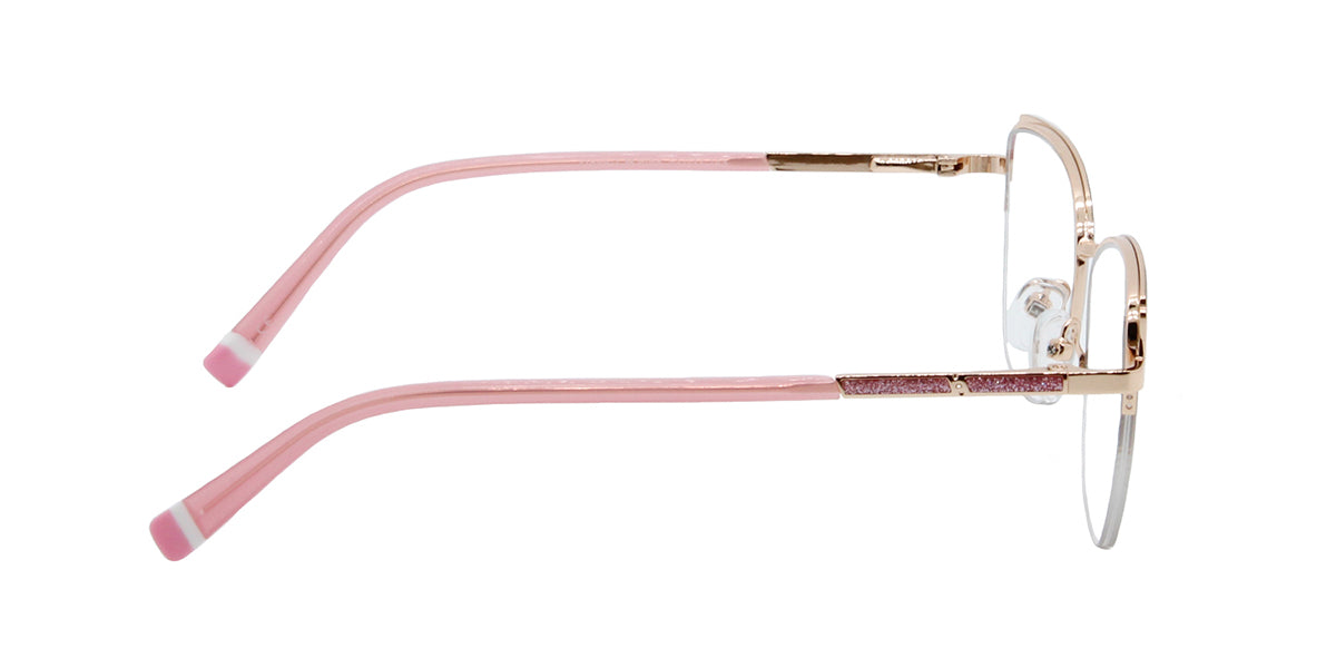 MX2189A-1 | Women | Matte Pink | Metal Glasses