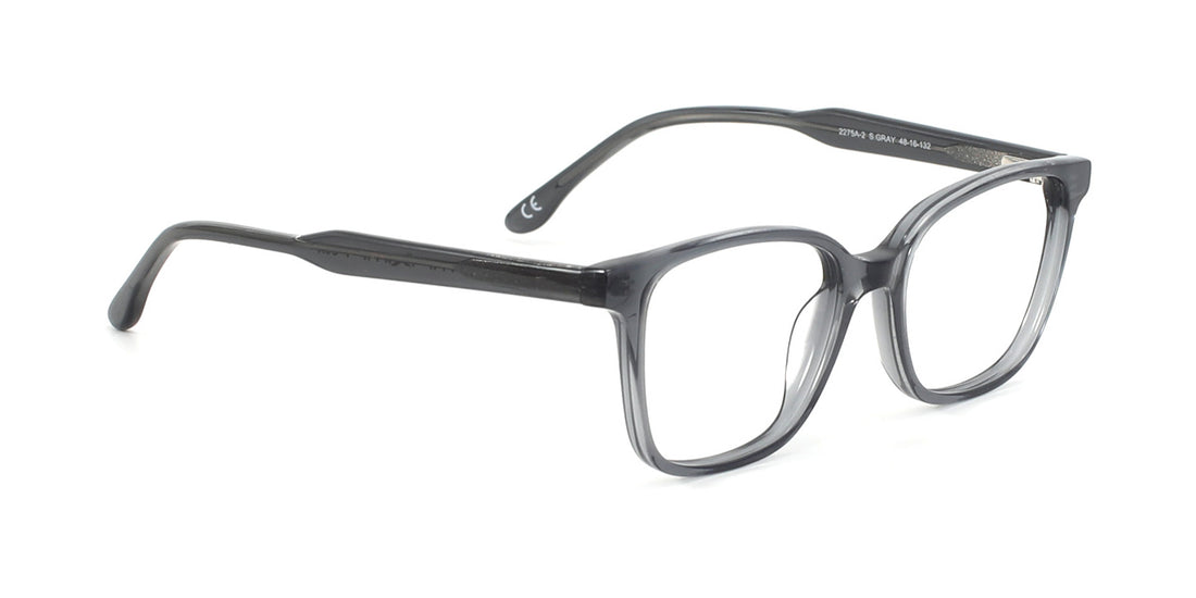 MX2275A-2 | Kids | Shiny Gray | Acetate Glasses