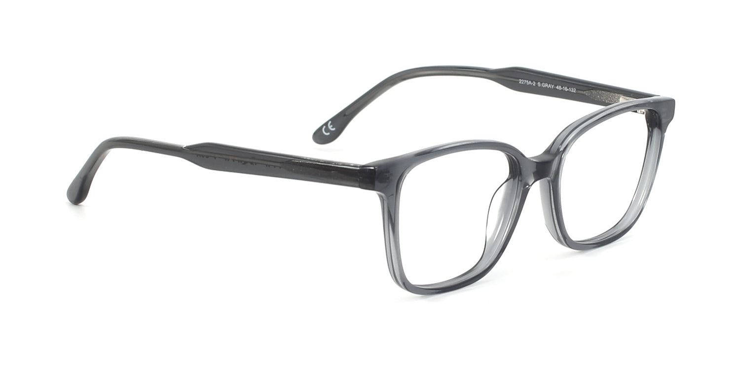 MX2275A-2 | Kids | Shiny Gray | Acetate Glasses