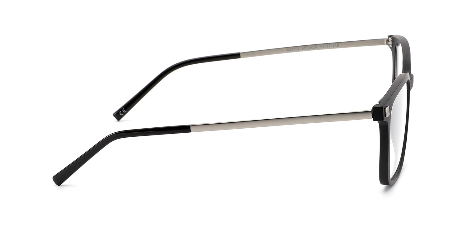 MX4037-1  | Men | Matte Black | Ultem/Titanium Glasses