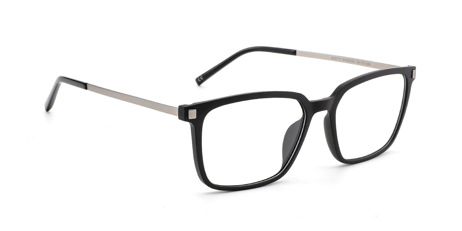 MX4037-1  | Men | Matte Black | Ultem/Titanium Glasses