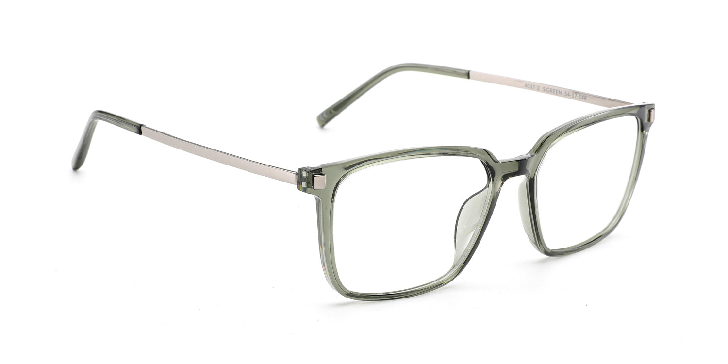 MX4037-2 | Men | Shiny Green | Ultem/Titanium Glasses