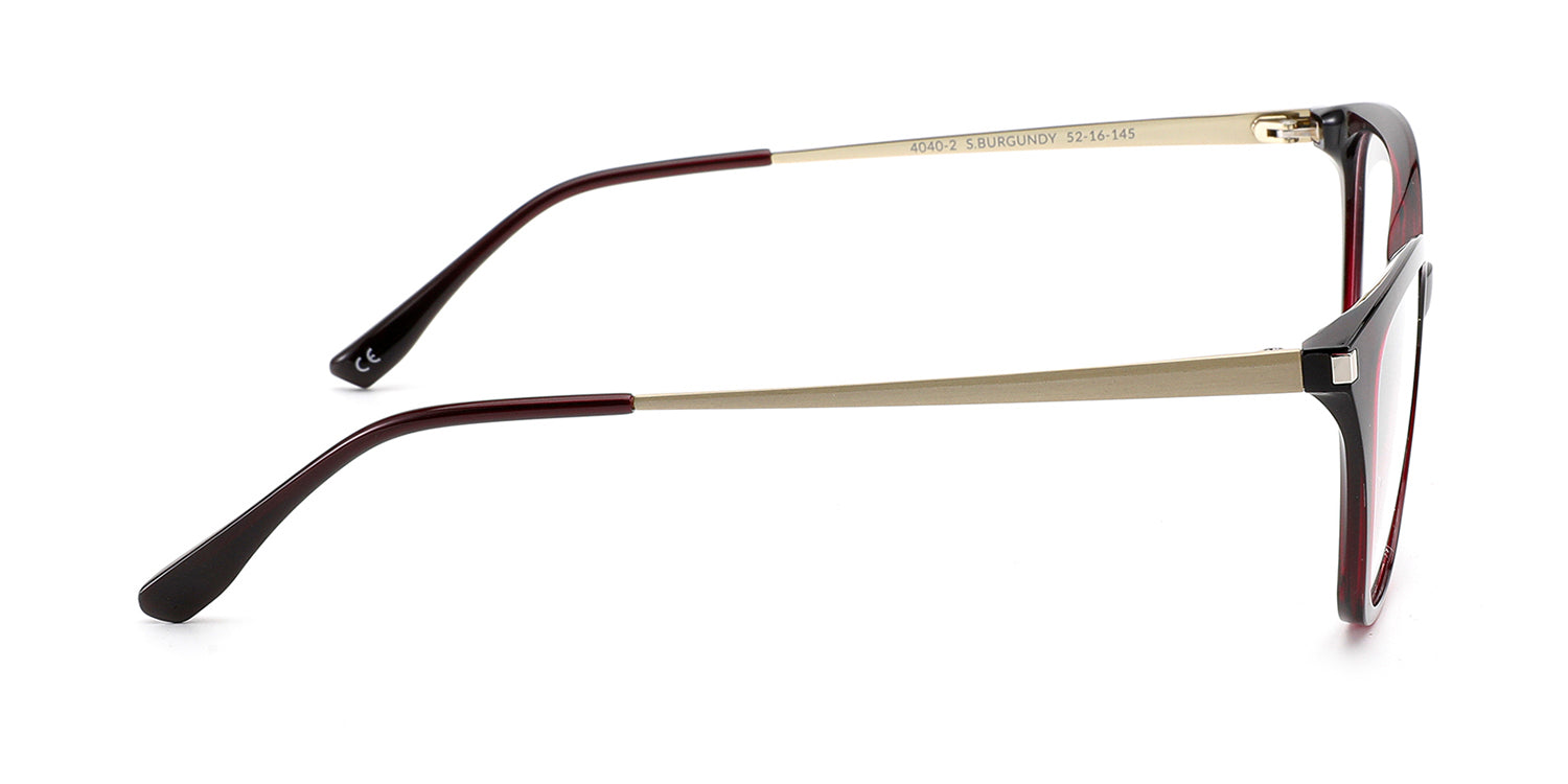 MX4040-2  | Women | Shiny Burgundy | Ultem/Titanium Glasses