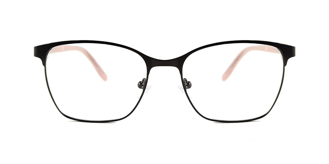 RA447-1 | Women | Shiny Gun | Metal Glasses
