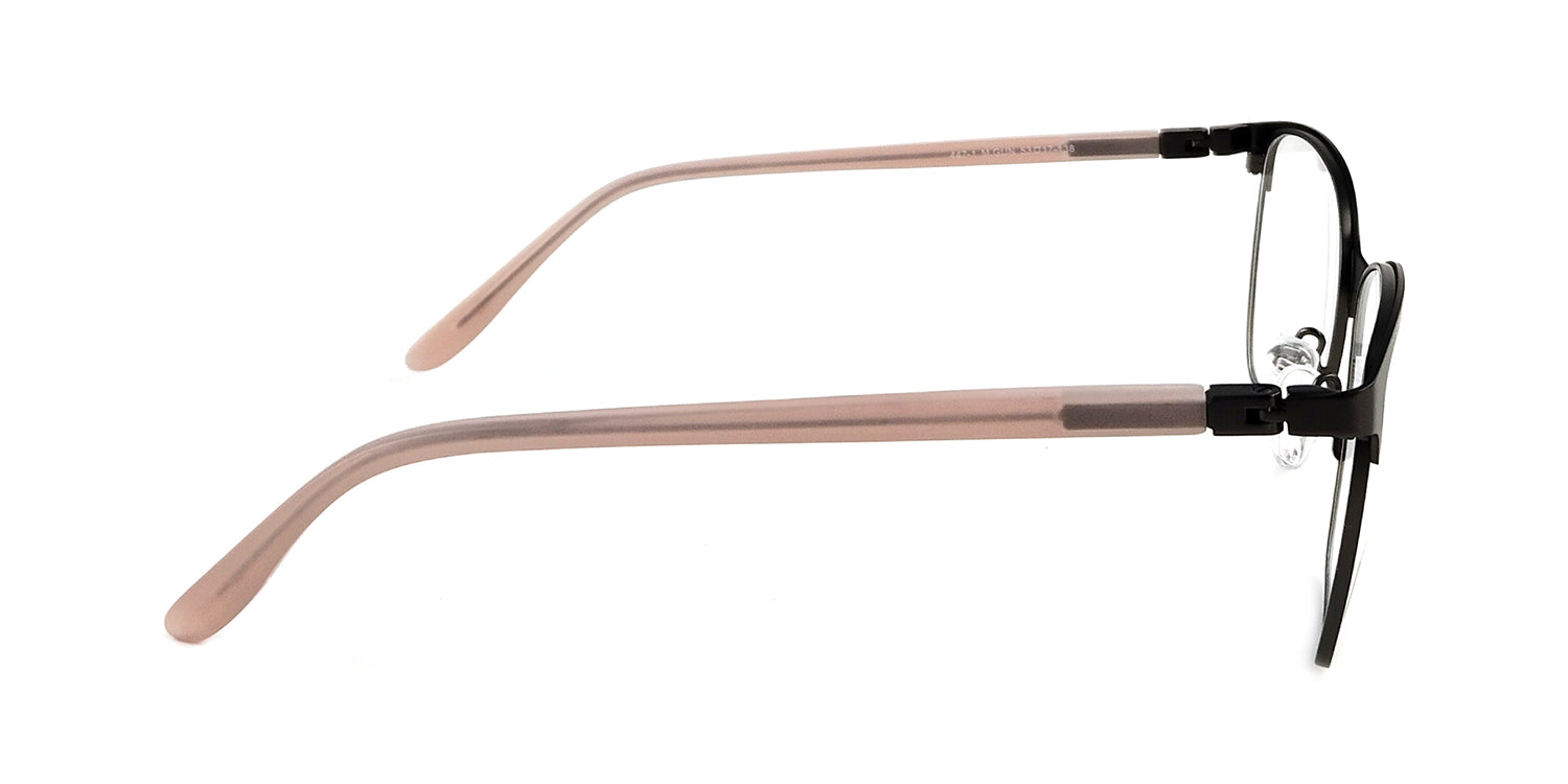 RA447-1 | Women | Shiny Gun | Metal Glasses