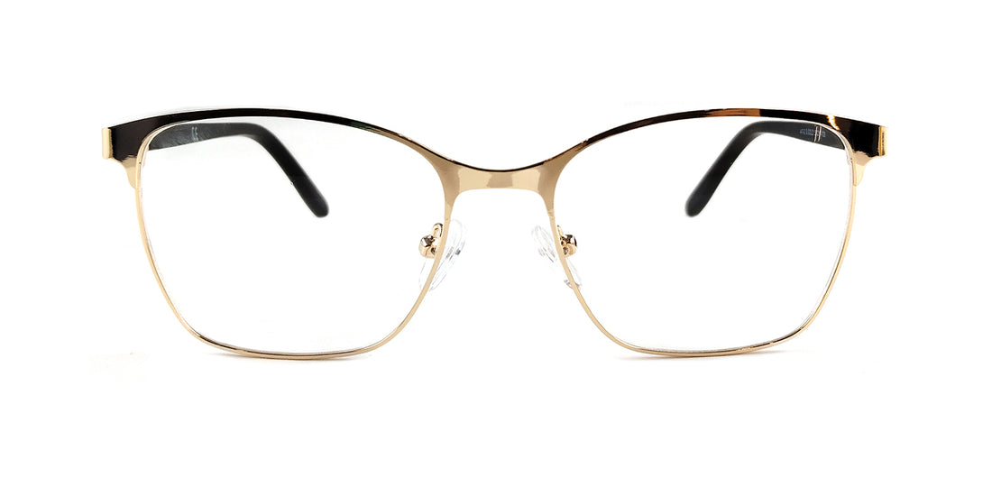 RA447-2 | Women | Shiny Gold | Metal Glasses