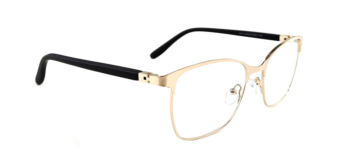 RA447-2 | Women | Shiny Gold | Metal Glasses