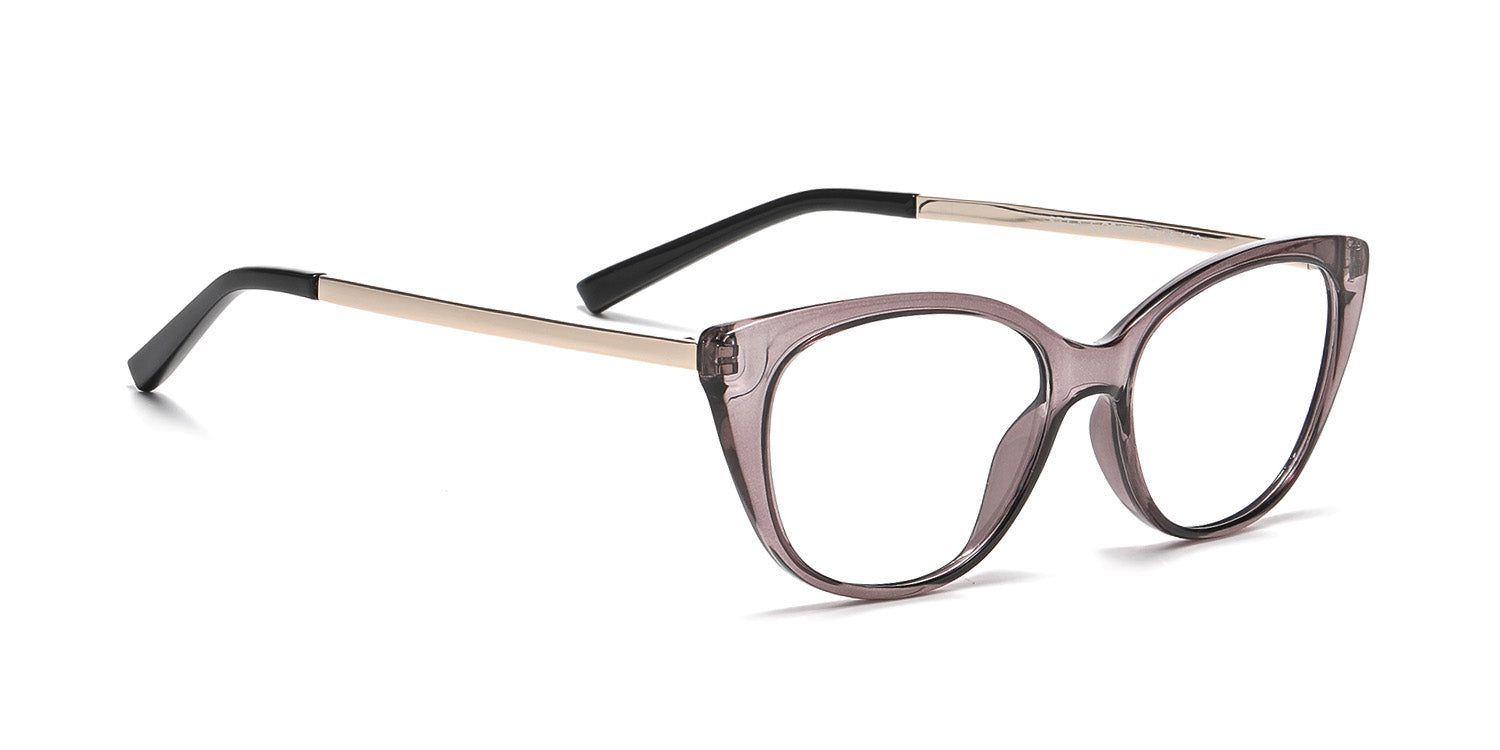 RA577-1 | Women | Shiny Gray | TR-90 Glasses