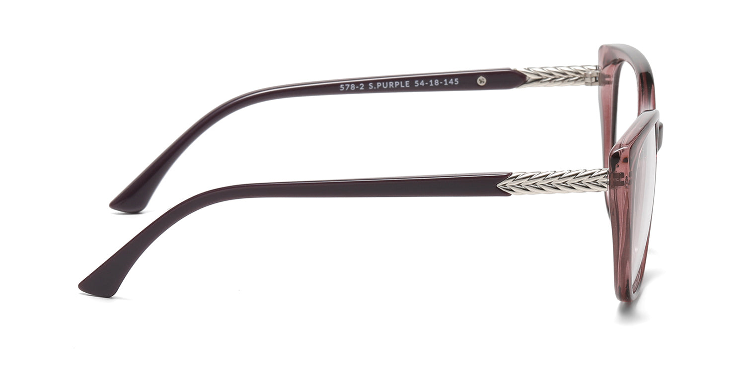 RA578-2 | Women | Shiny Blue | TR-90 Glasses