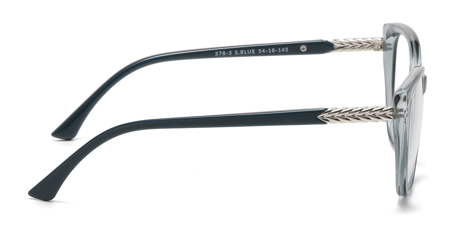 RA578-3 | Women | Shiny Purple | TR-90 Glasses