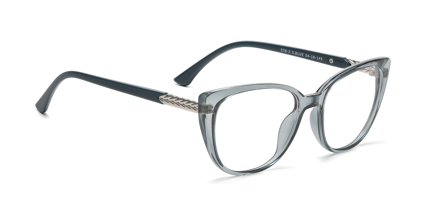 RA578-3 | Women | Shiny Purple | TR-90 Glasses