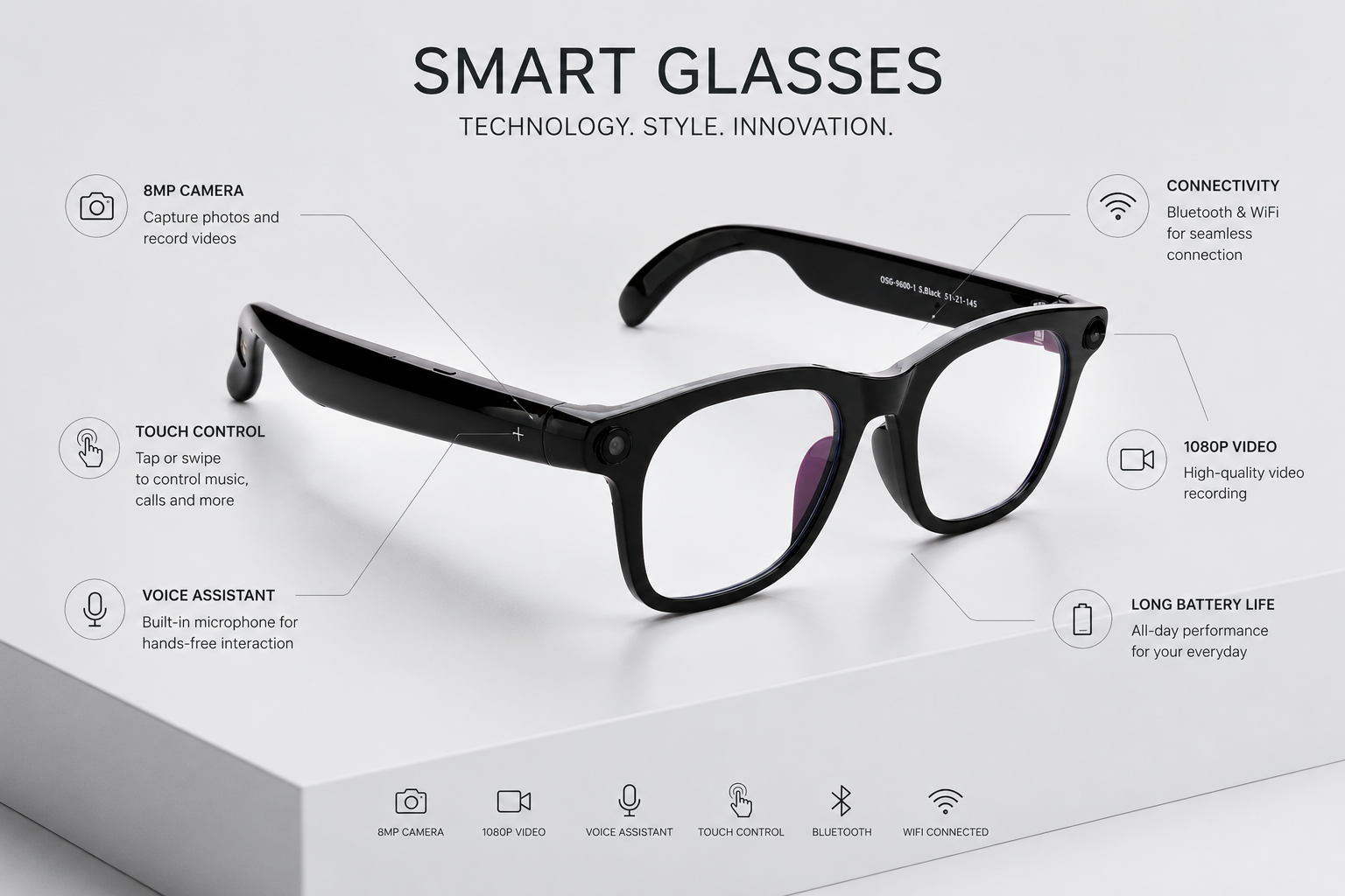 OSG-9600-1 | Smart Glasses