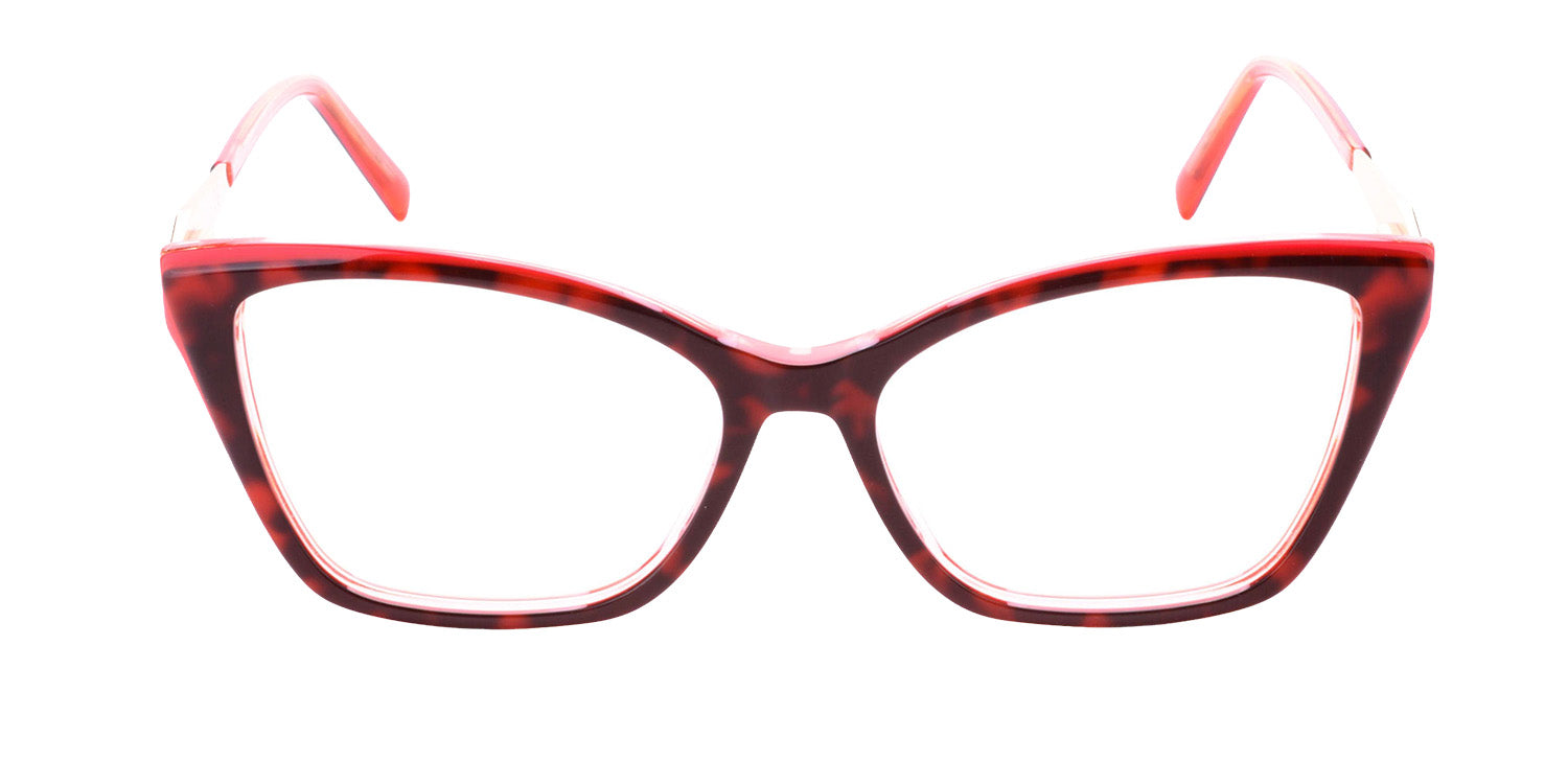 MX2181A-2 | Women | Shiny Demi Red | Acetate Glasses