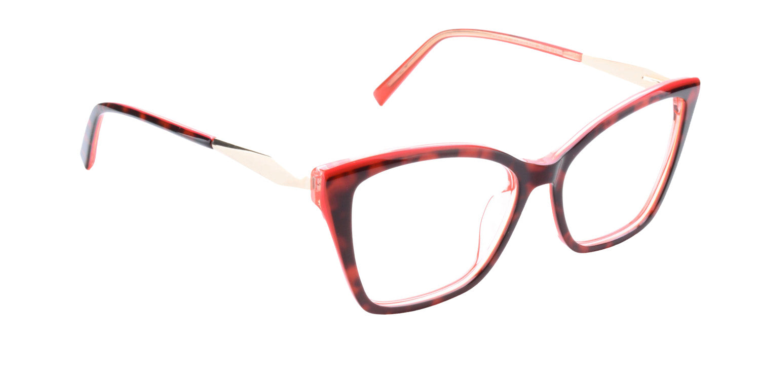 MX2181A-2 | Women | Shiny Demi Red | Acetate Glasses