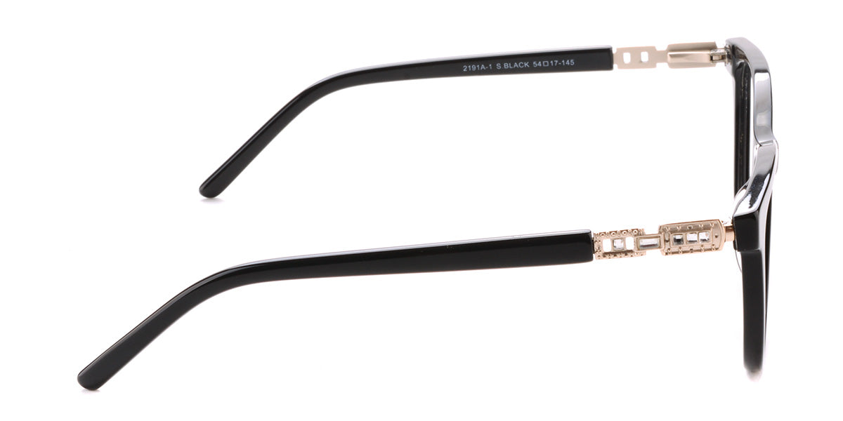 MX2191A-1 | Women | Shiny Black | Acetate Glasses