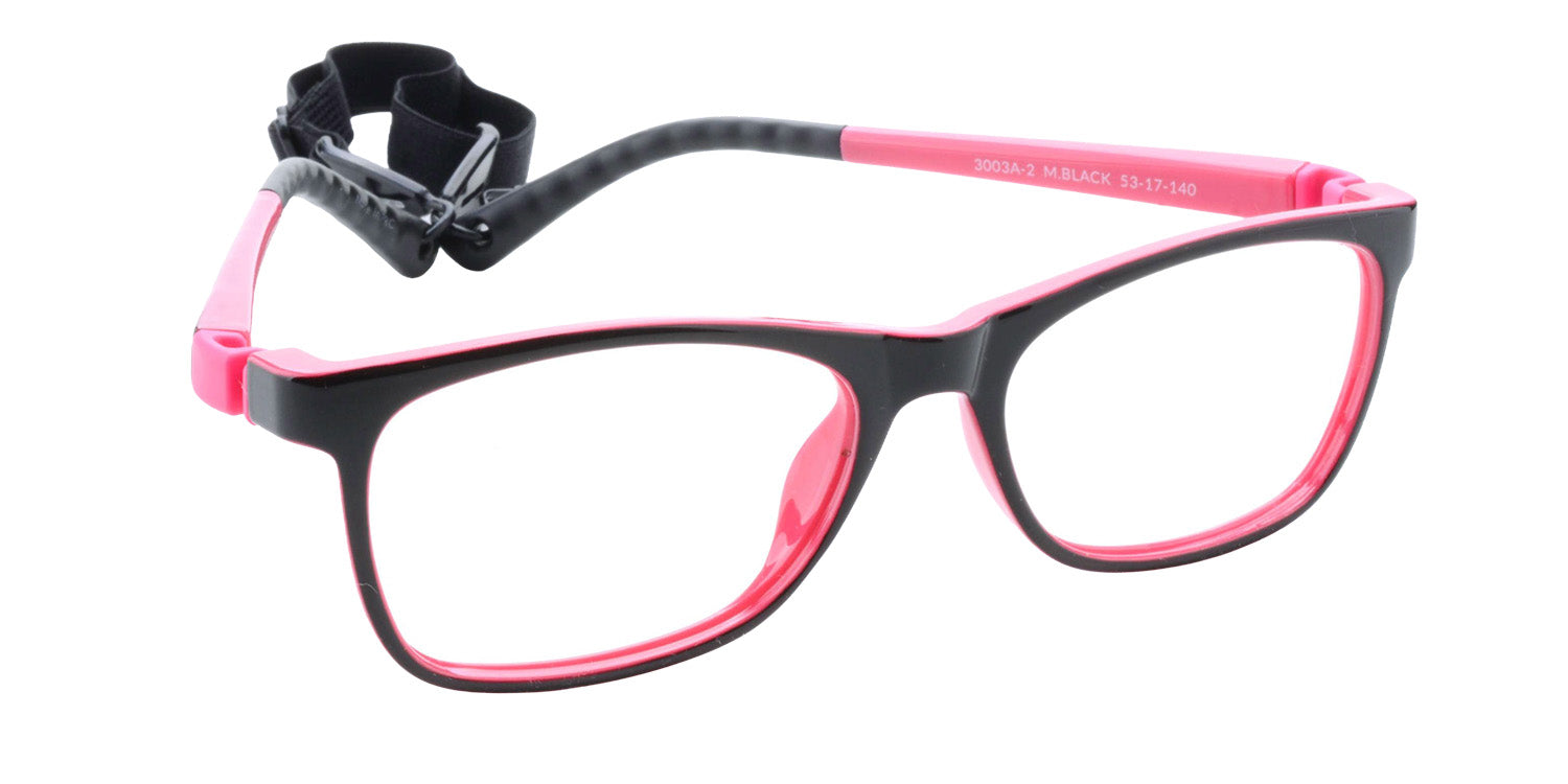 MX3003A-2 | Kids | Matte Black | TR-90 Glasses