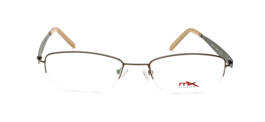 MX4002-1 | Women | Matte Brown | Titanium Glasses