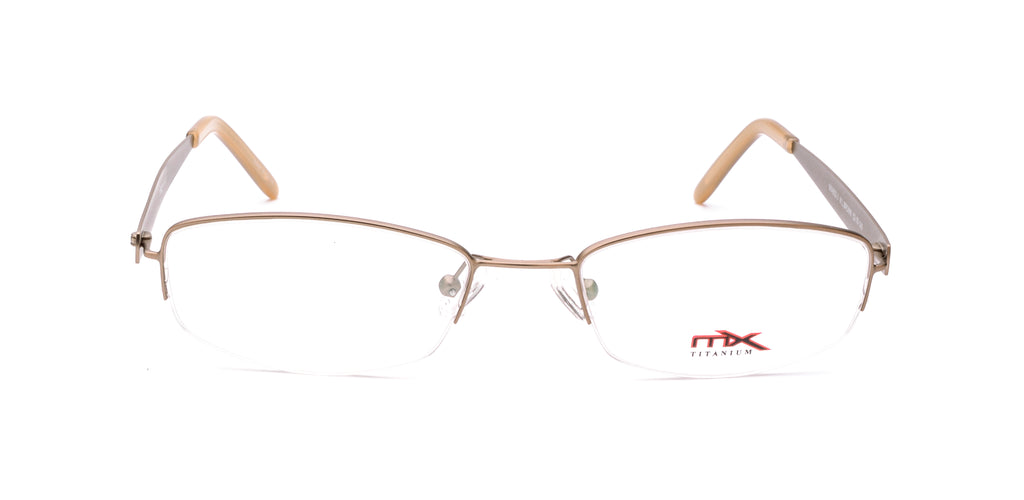 MX4002-3 | Women | Matte Brown | Titanium Glasses