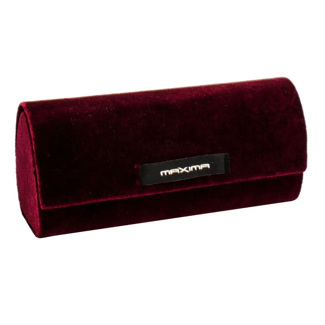 MXC-1011-2 | Lady | Hand Hard Shell Optical Case | Burgundy | Maxima Pop Material