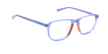 MXHC019-1 | Men | Shiny Blue | Acetate Glasses