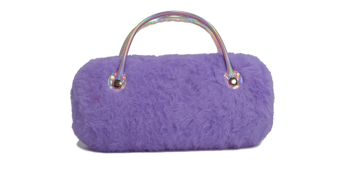 OPC-8310-2 | Faux Fur Optical Case | Purple