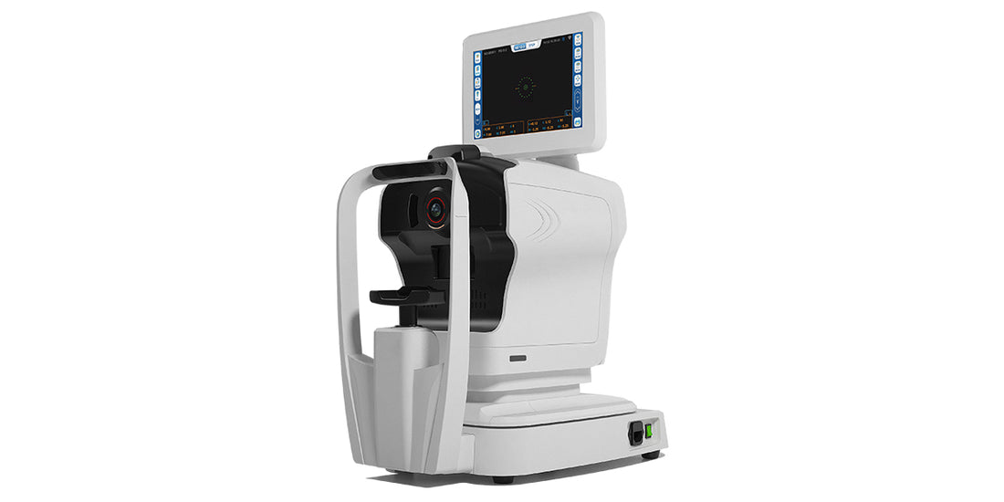 Auto Refractometer/Keratometer on a white background
