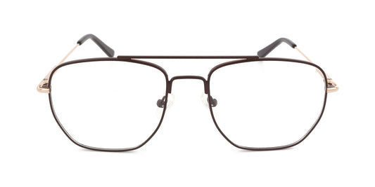 Men AVIATOR eyeglasses on a white background
