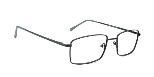 Steel Eyeglasses on a white background