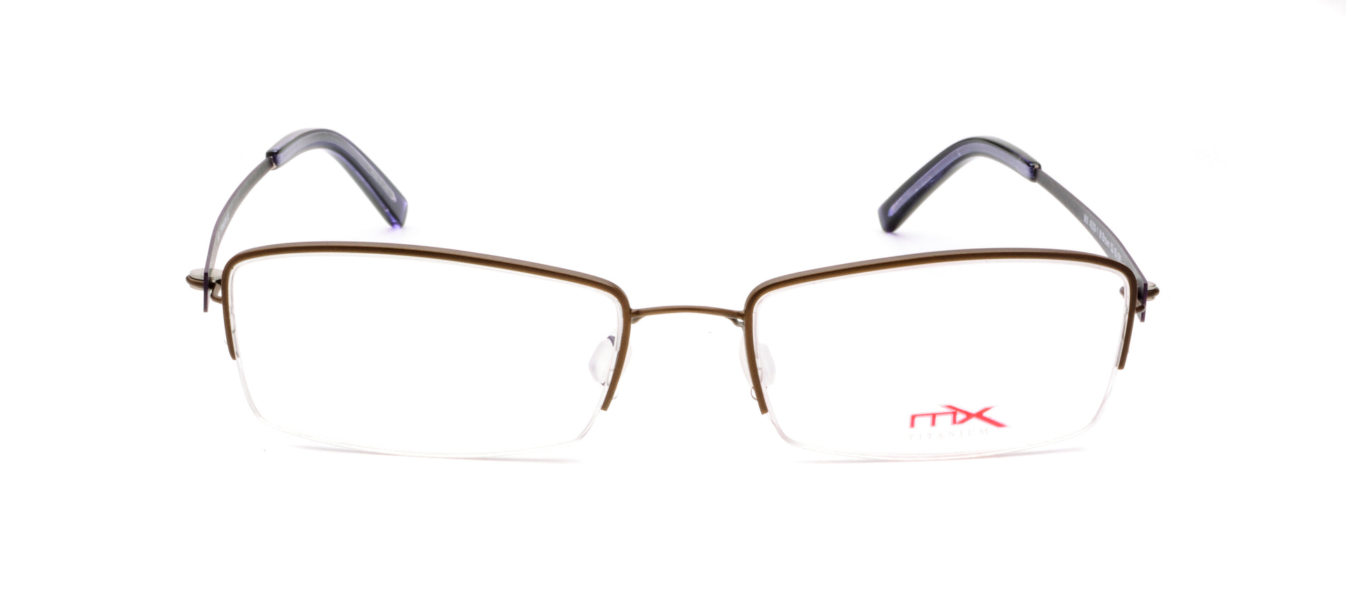 Titanium Eyeglasses on a white background