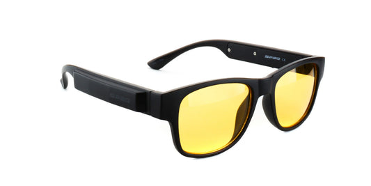driving glasses on a white background