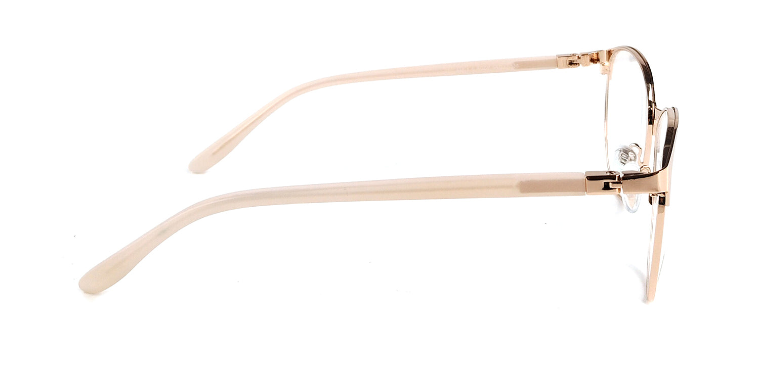 RA448-1 | Women | Shiny Rose | Metal Glasses