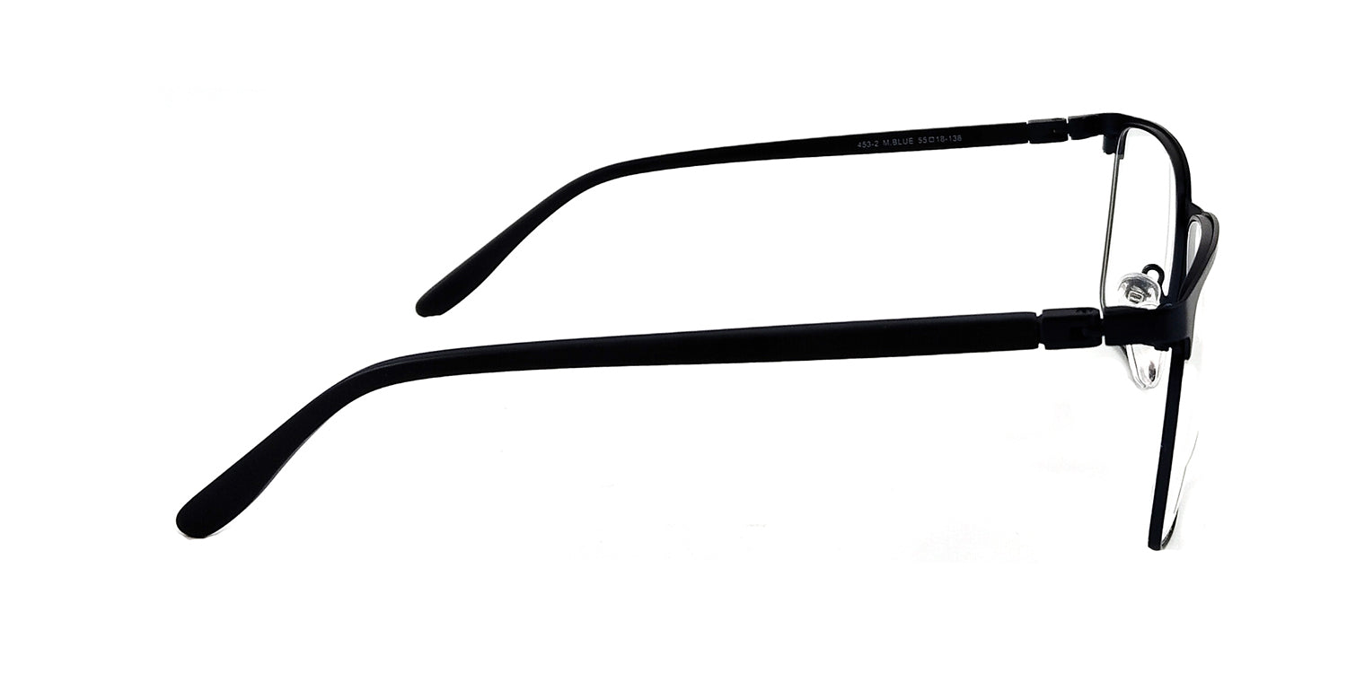 RA453-2 | Men | Matte Blue | Metal Glasses