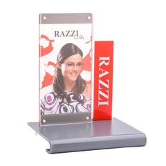 RAP-8089-3 | Acrylic Display | Gray & Red | Razzi Pop Material