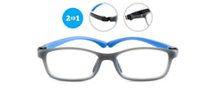 MX3076-1 | Kids | Matte Gray | TR-90 Glasses