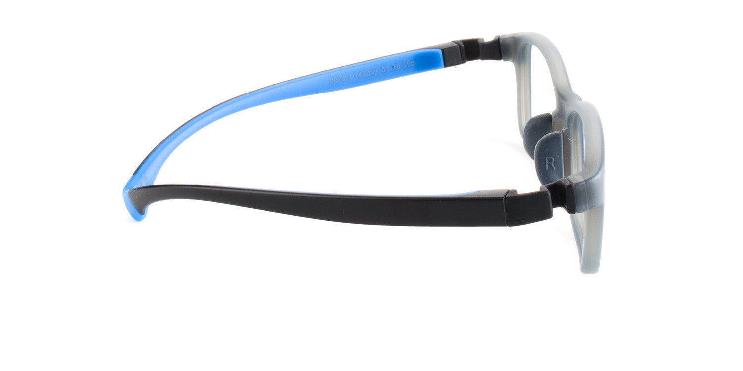 MX3076-1 | Kids | Matte Gray | TR-90 Glasses