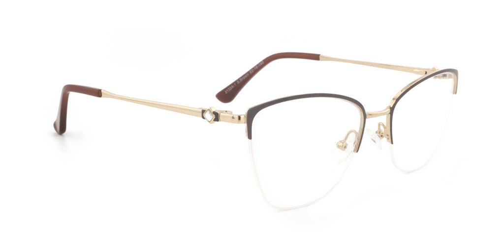 MX2132A-1 | Women | Shiny Brown | Metal Glasses